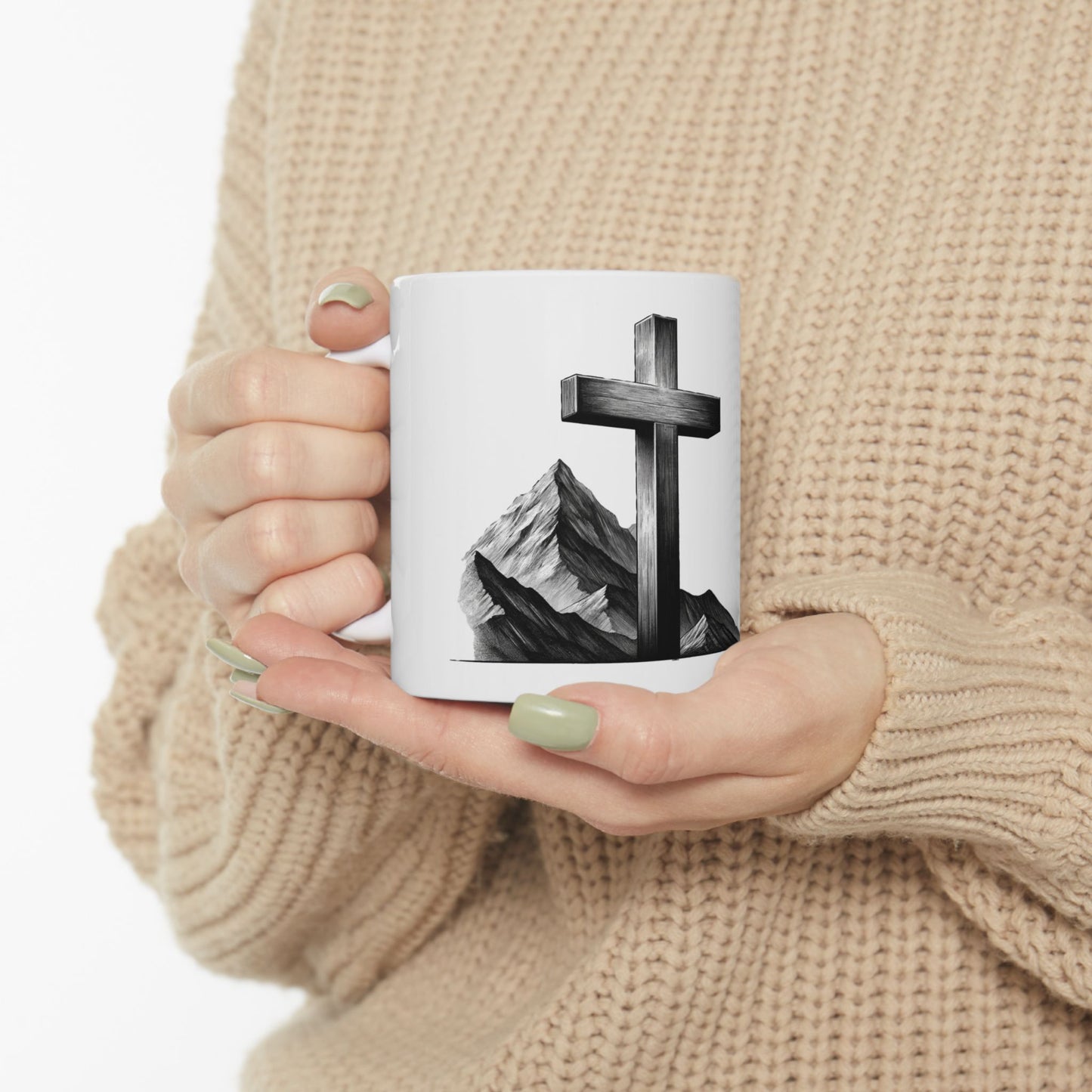 The Lord is My Shepherd Coffee Mug – Inspirational Psalm 23:1 Christian Mug