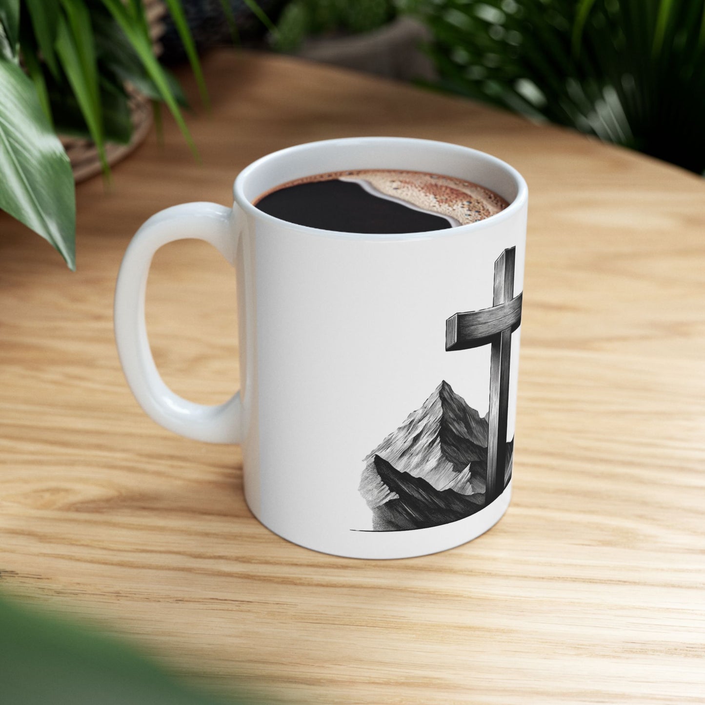 The Lord is My Shepherd Coffee Mug – Inspirational Psalm 23:1 Christian Mug