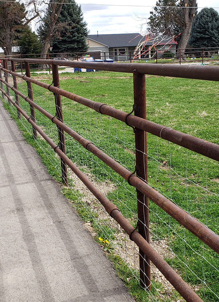 Farm Fence 3ft X 164ft 13Gauge Heavy Zinc Coating Cattle Fence,Galvanized Field Wire Fencing Deer Fence,Goat Fence,Hog Wire Fencing For Yard Livestock & Animals Protection
