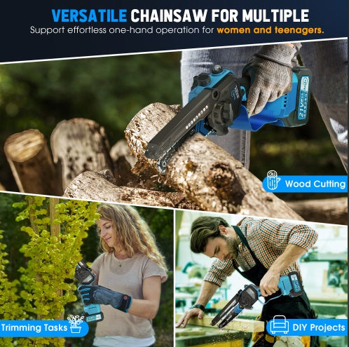 6-inch Mini Chainsaw, Shipped From FBA Warehouse, Banned Platform Walmart Temu