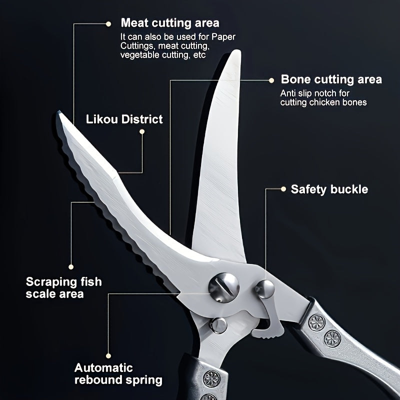 Multi-purpose Chicken Bone Scissors Second Generation