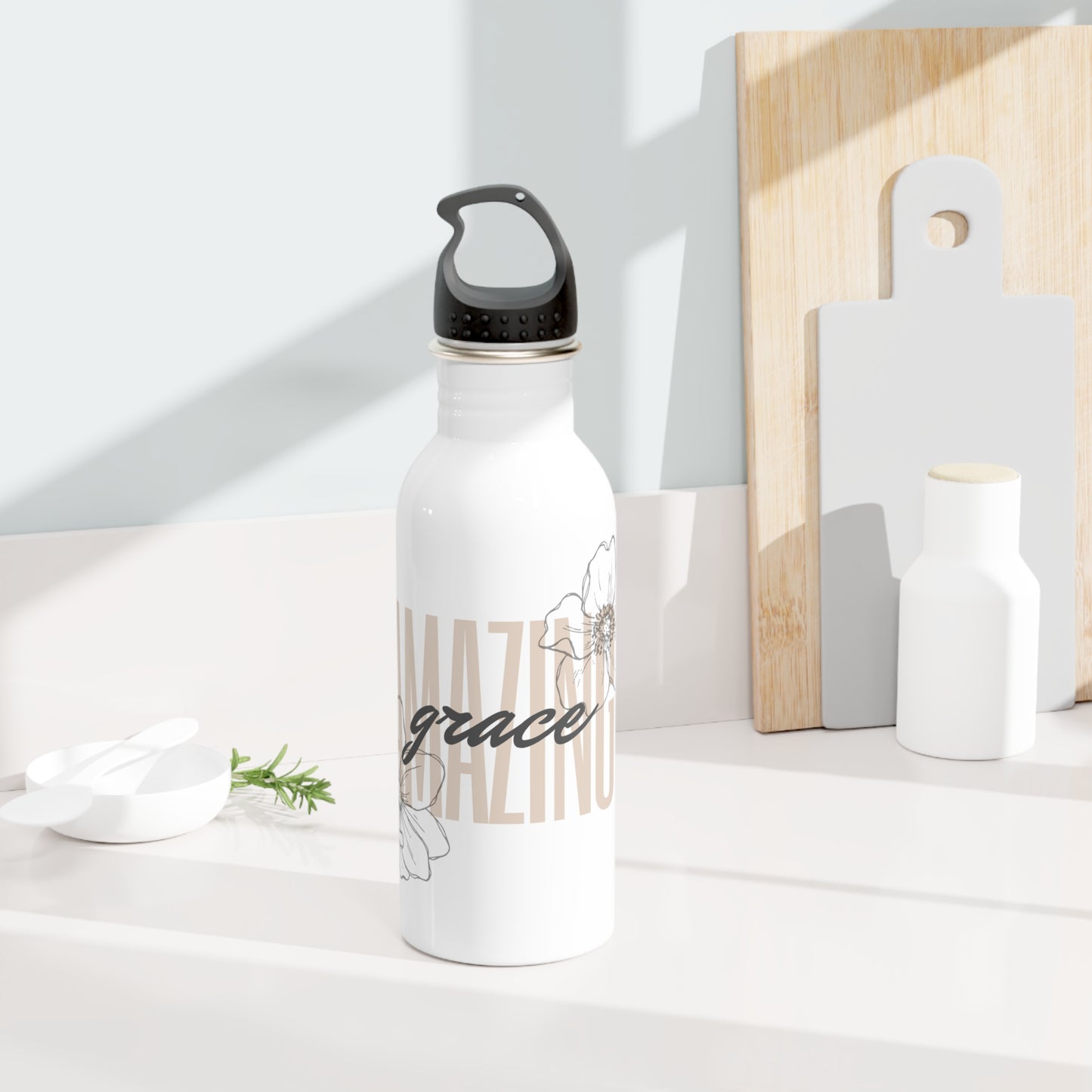 Amazing Grace Stainless Steel Water Bottle