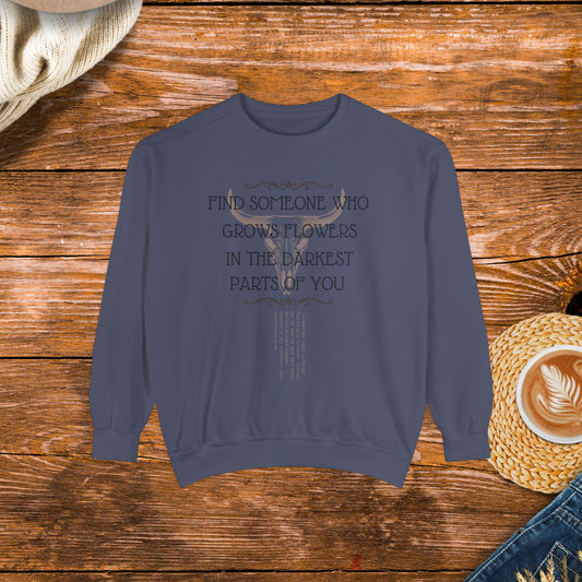 Find Someone That Grows Flowers Sweatshirt, Country Music Sweatshirt, Country Music Apparel, Unique Country Music Merchandise.