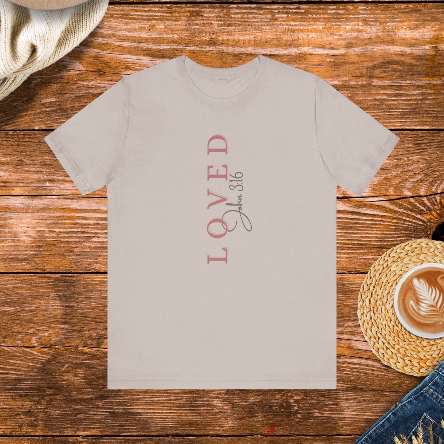 Loved John 3:16 Tee, bible quotes, Religious, spiritual, Christian, Catholic, john 316, NKJV, God, Jesus, inspirational message