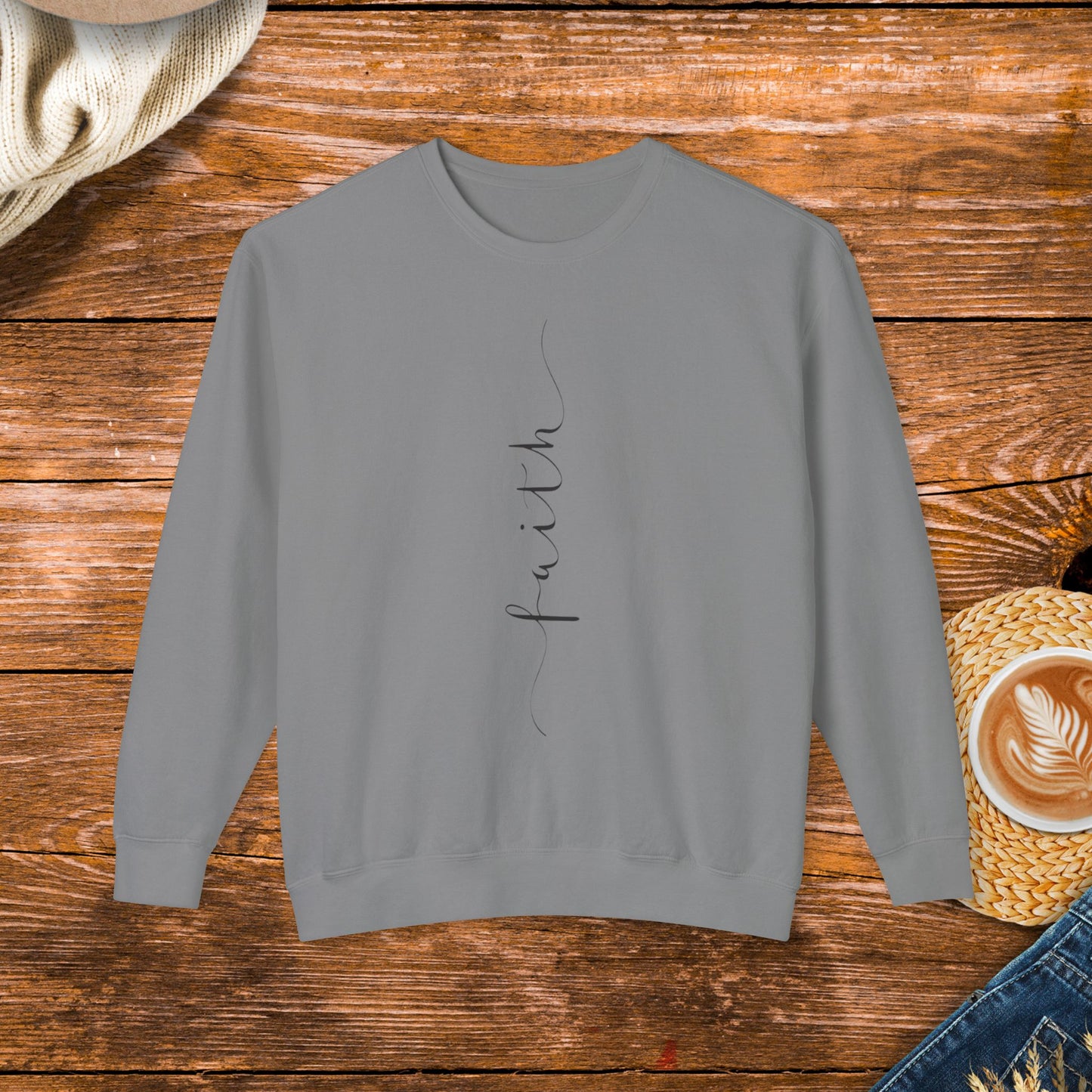 Faith Sweatshirt, Cute simple message, Be the voice, send the message of God, inspire others, Christian, Catholic, inspirational message