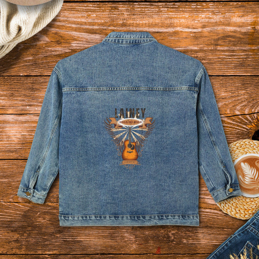 Hold my Halo jean jacket inspired by country music