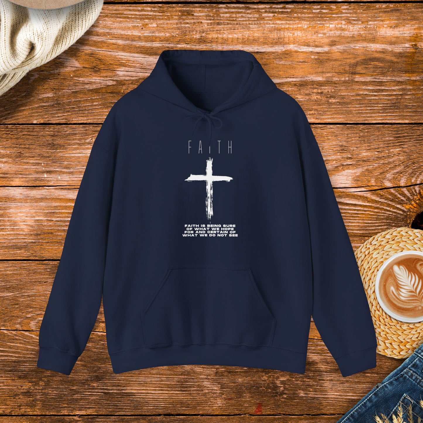 Faith Sweatshirt, bible quote, inspirational message