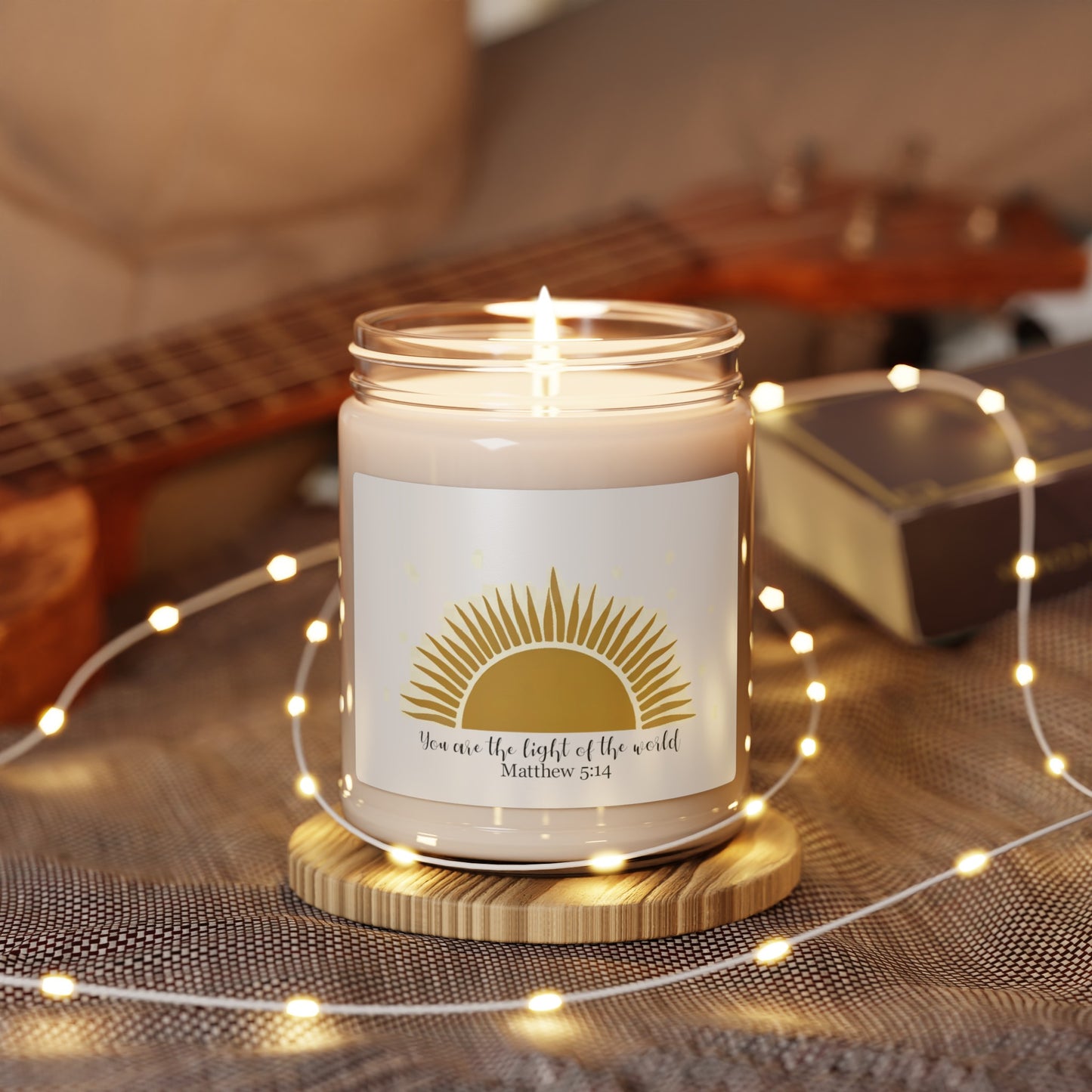 You Are the Light of the World Soy Candle – Inspired by Matthew 5:14