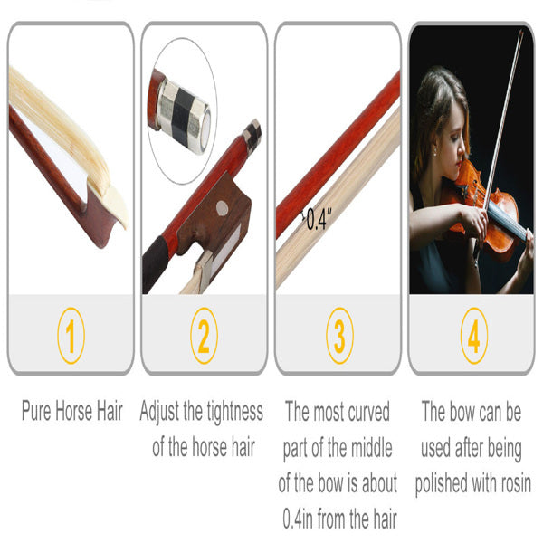Natural Color Violin Box Bow Rosin