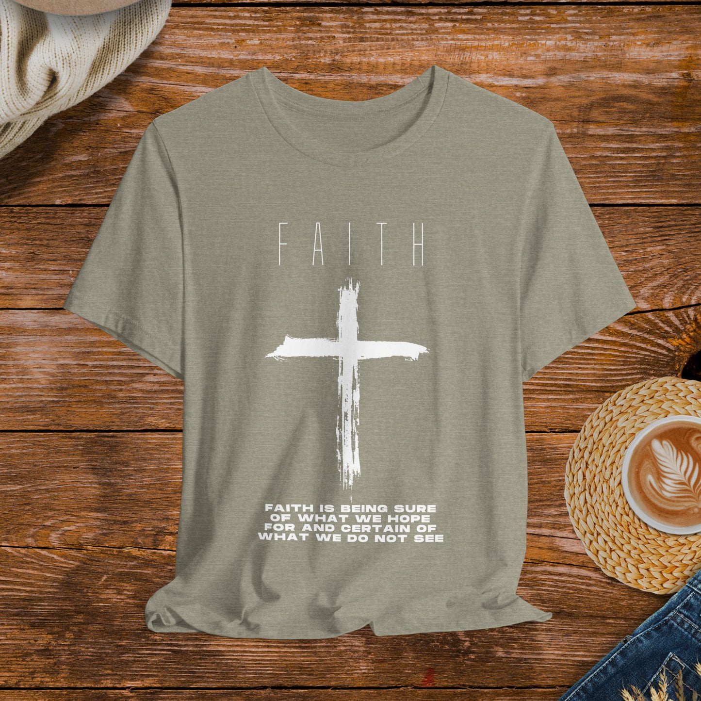 Faith inspired shirt, powerful inspiring message, Daily reminder of hope, belief and inner strength.