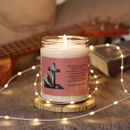 The Lord is My Shepherd Soy Candle – Inspired by Psalm 23:1-3A