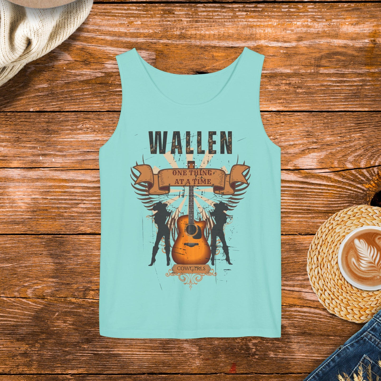 One thing at a time tank top inspired by country music