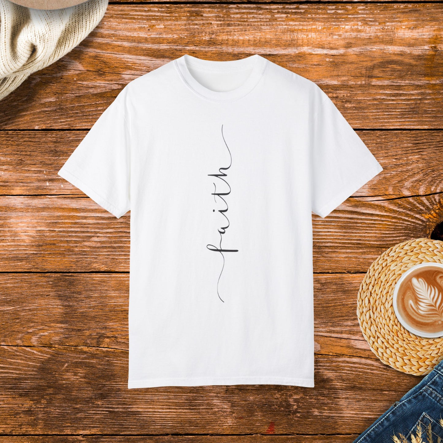 Faith T-shirt, cute simple design, Inspire others, show off your love for God, Christian, Catholic, spiritual, inspirational message, Jesus