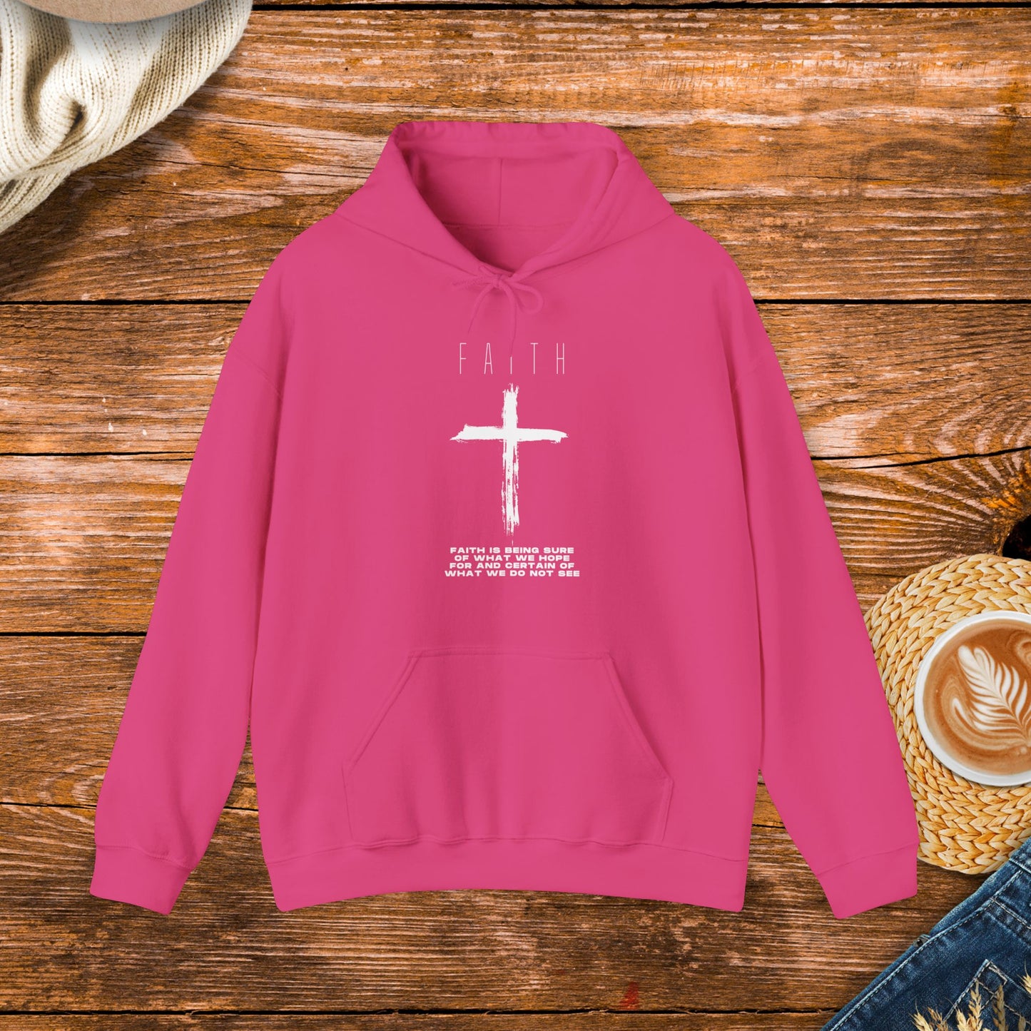 Faith Sweatshirt, bible quote, inspirational message