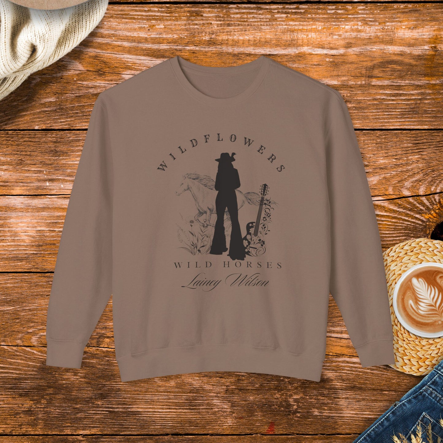 Wildflowers Wild horses sweatshirt, country music