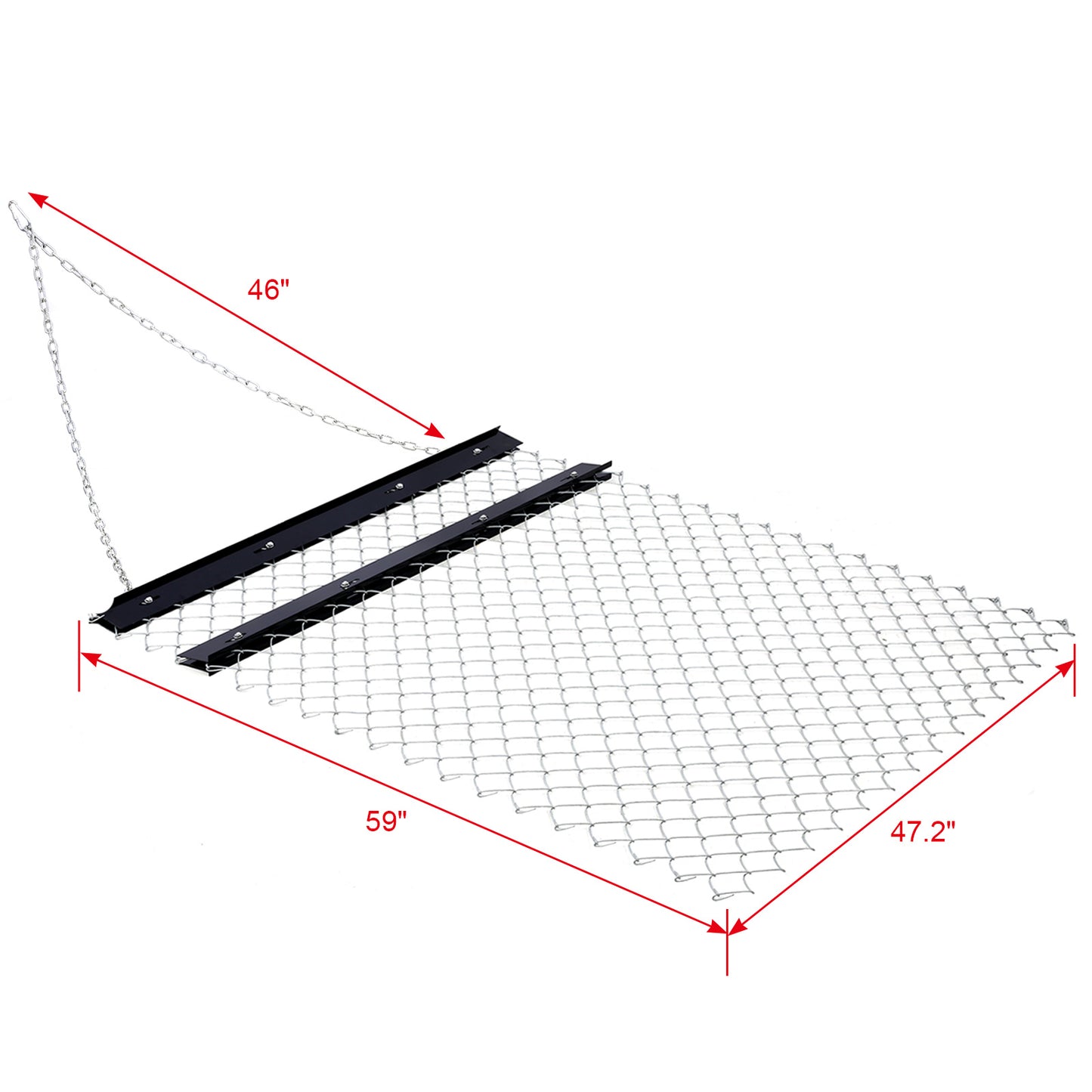 Metal Towed Rake